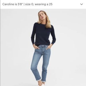 Everlane Women’s Modern Boyfriend jeans. Size 27